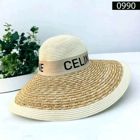 CLN Elite Luxury 0990 Straw Big Bucket Hat