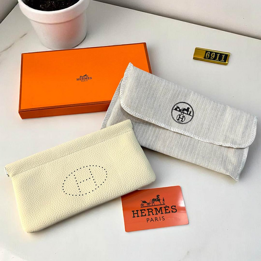 HERMES Premium Luxury Unisex 6911 Pouch