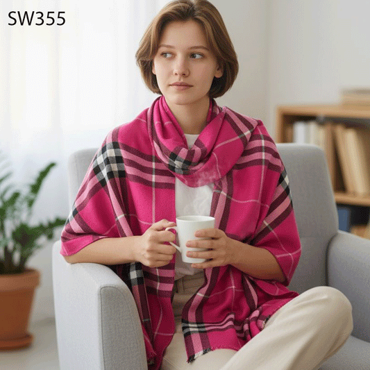 HRMS Premium Luxury Semi Woollen Stole SW355