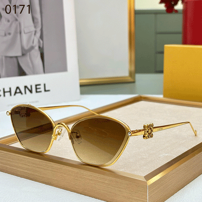 LOEWE Premium Luxury Women 0171 Aviators