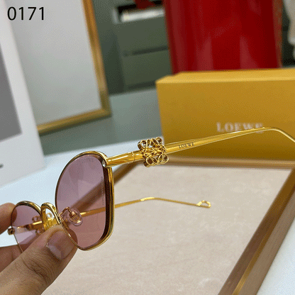 LOEWE Premium Luxury Women 0171 Aviators