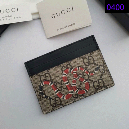 GC Signature Snake Card Case 0400