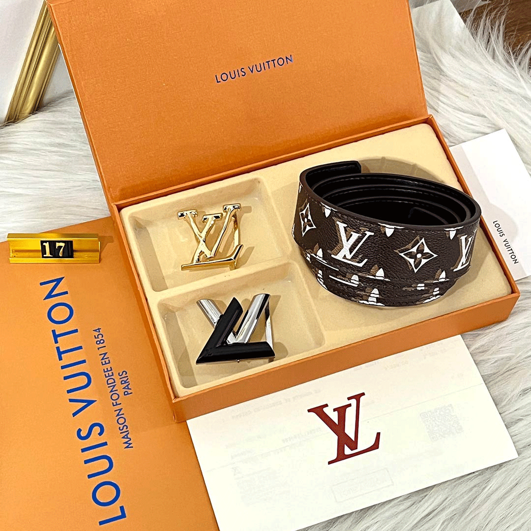 Premium Luxury Unisex 2 Buckle Belt 17