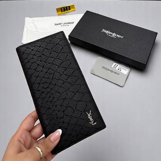 YSL Luxury Textured Leather Long 310 Long  Wallet