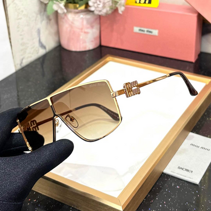 MIU MIU Luxury Premium Women 497 Aviators