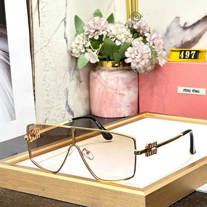 MIU MIU Luxury Premium Women 497 Aviators