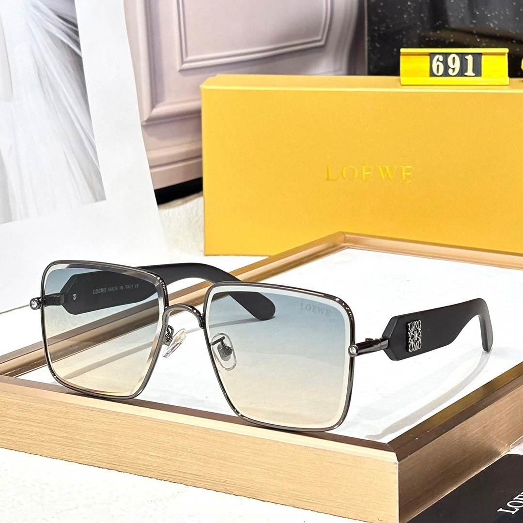 LOEWE Premium Luxury 691 Women Aviators