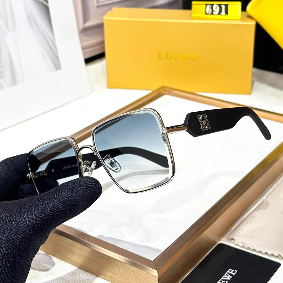 LOEWE Premium Luxury 691 Women Aviators