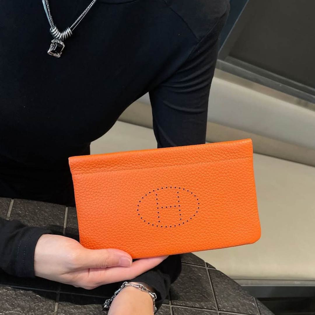 HERMES Premium Luxury Unisex  6911 Pouch