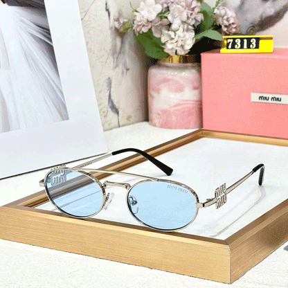 MIU MIU Premium Luxury Women's Aviators 7313