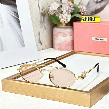 MIU MIU Premium Luxury Women's Aviators 7313