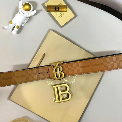 4 in 1 Reversible BB Premium Leather Unisex Belt 3 (2 Buckles)