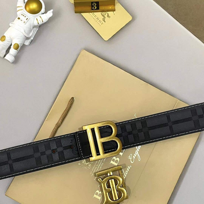 4 in 1 Reversible BB Premium Leather Unisex Belt 3 (2 Buckles)