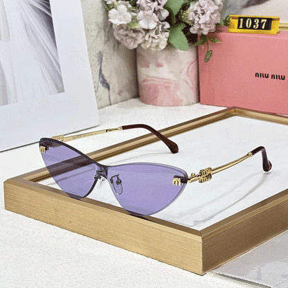 MIU MIU Premium Luxury Women  Aviators 1037