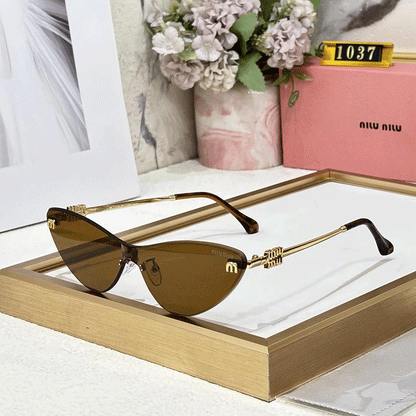 MIU MIU Premium Luxury Women  Aviators 1037