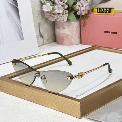 MIU MIU Premium Luxury Women  Aviators 1037