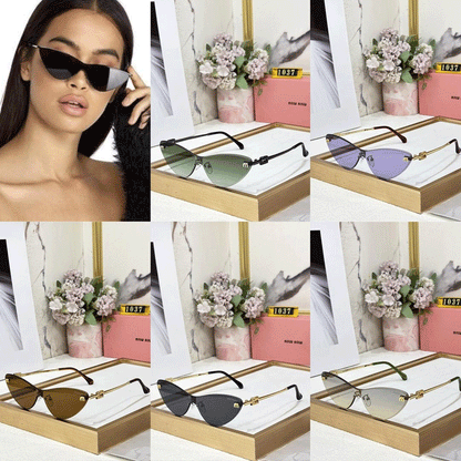 MIU MIU Premium Luxury Women  Aviators 1037