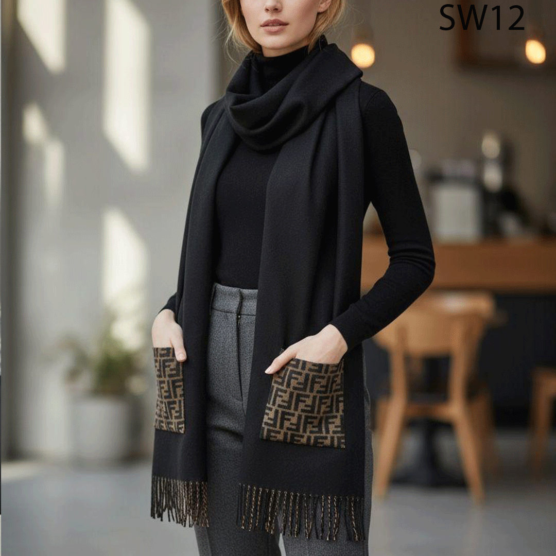 FNDI Premium Luxury SW12 Semi Woollen Stole
