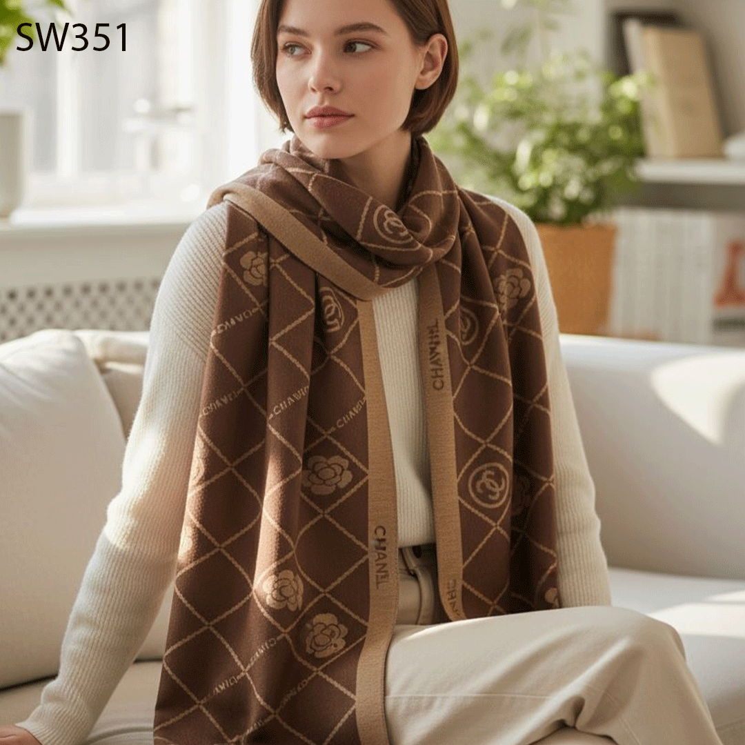 CH Premium Luxury Semi woolen Stole SW351