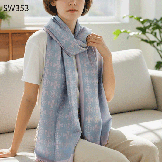 TORY Premium Luxury Semi Woollen Stole SW 353