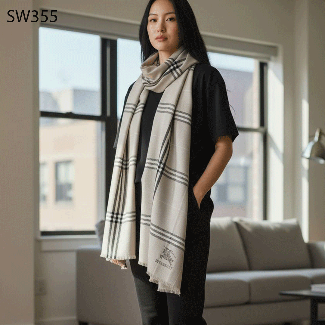 HRMS Premium Luxury Semi Woollen Stole SW355