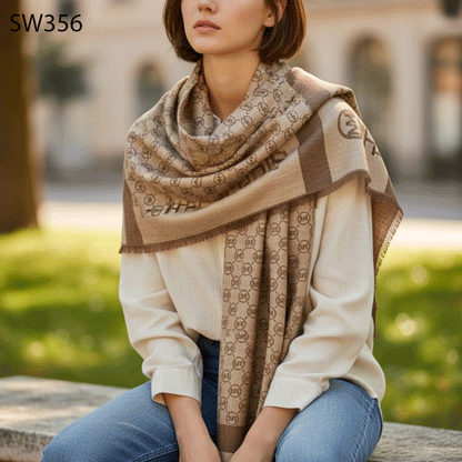 CH Premium Luxury Semi woolen Stole SW356