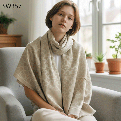 CH Premium Luxury Semi woolen Stole SW357