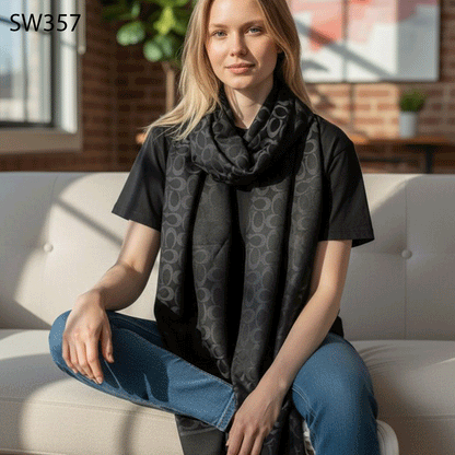 CH Premium Luxury Semi woolen Stole SW357