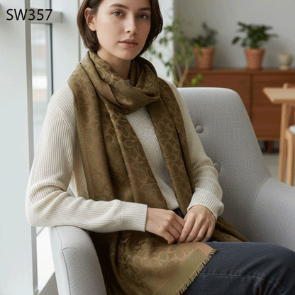 CH Premium Luxury Semi woolen Stole SW357