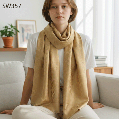 CH Premium Luxury Semi woolen Stole SW357