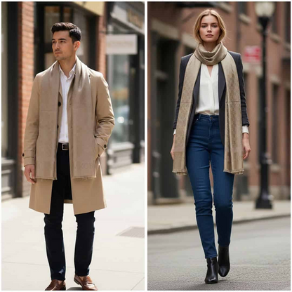 MK Premium Luxury Semi Woollen Stole