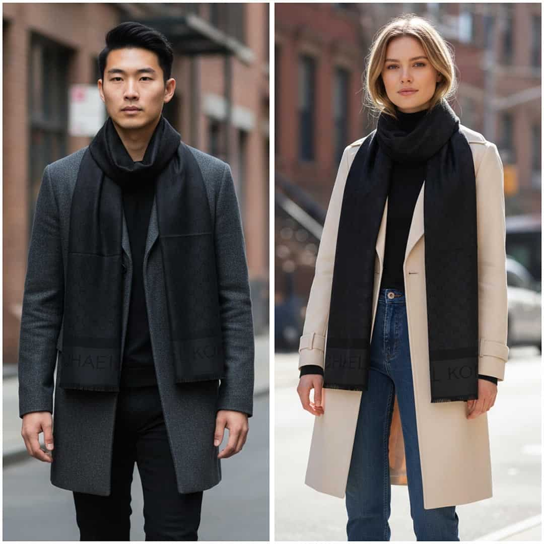 MK Premium Luxury Semi Woollen Stole