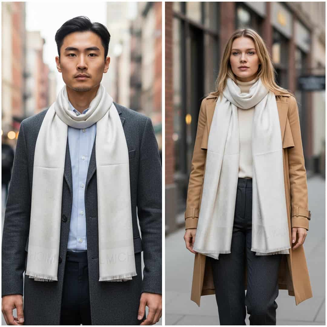 MK Premium Luxury Semi Woollen Stole