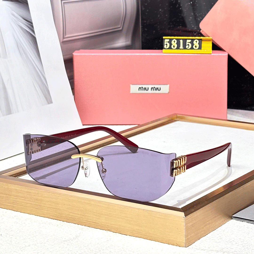 MIU MIU Premium Luxury Women 58158 Aviators