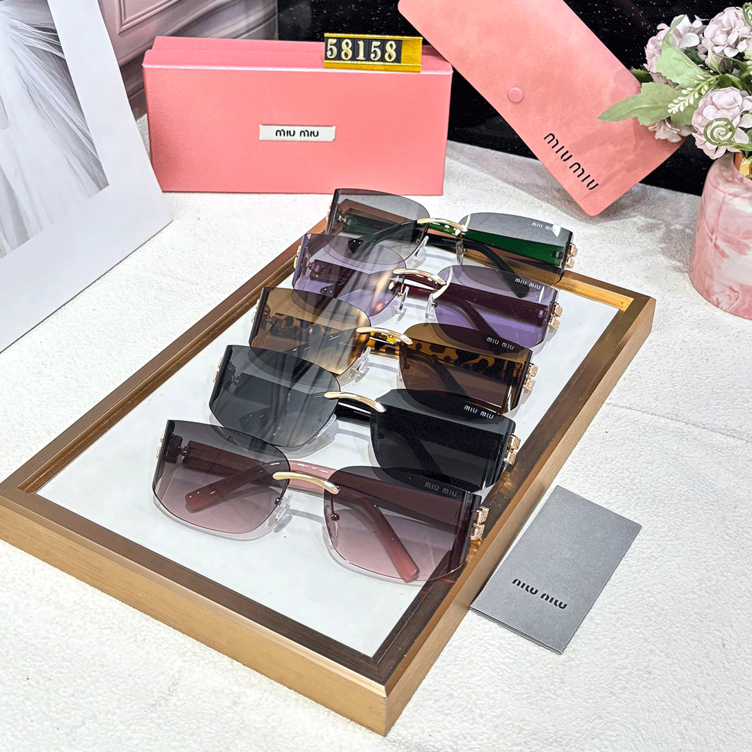 MIU MIU Premium Luxury Women 58158 Aviators